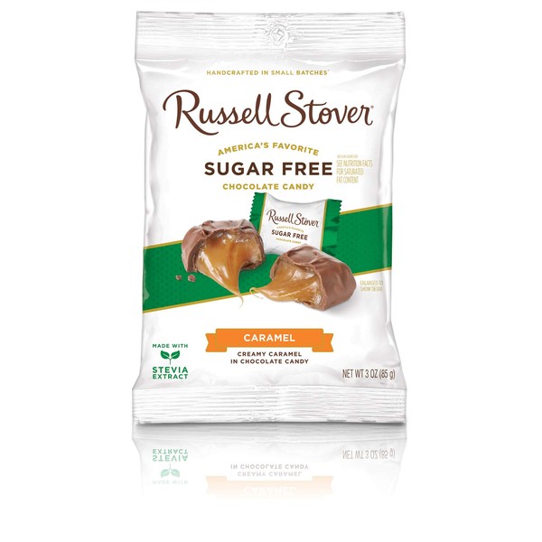 Caramelos de crema de mantequilla sin azúcar Russell Stover, 3 onzas Bolsa