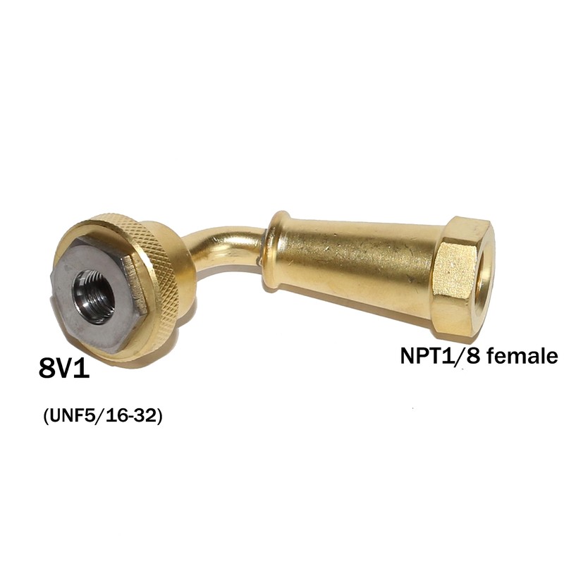 XZT Aircraft Goose Neck Strut Adapter，Nitrogen Gas Adapter ，No Air