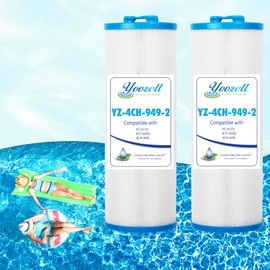 Yoozell 4CH-949 Spa Filter Cartridge Replaces for FC-0172,Waterway 817-4050, 4CH-949, Darlly 40508,Teleweir 50, PWW50L, 50 Sq.Ft Hot Tub Filter, 2 Pack
