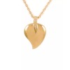 Cremation Memorial Heart ash Urn gold 14kt with stones down
