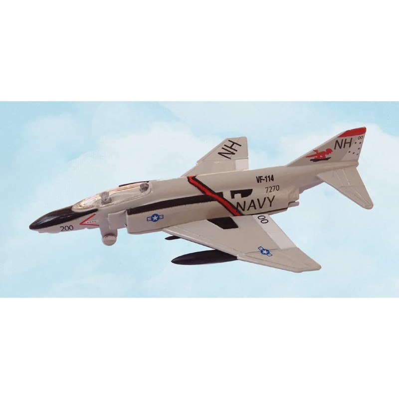 Hot Wings F-4 Phantom with Connectible Runway Die Cast Plane