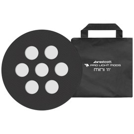 Westcott Pro Light Mods Mini - Compact Metal Reflector Attachment Simulating Small Stage or Stadium Lighting for Westcott and 3rd Party Metal Reflectors - Mini 11" (27.9 cm)