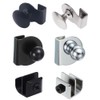 TopHomer 2 PCS Glass Door Pull Handles, Door Clips Pull