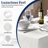 Alan Symonds White Tablecloth | 60x102 Inch (152cm x 260cm)