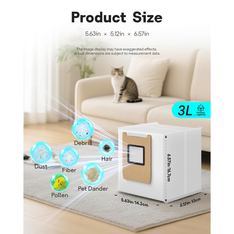 Leemone 12 Pack E25 E28 Dust Bags Compatible with eufy