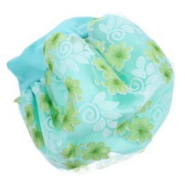 Ipetboom Satin Sleeping Cap for Women Double Decorative Hair Bonnet Comfortable Elastic Sleep Hat for Curly Hair Protection and Warmth Stylish Country Design Lake