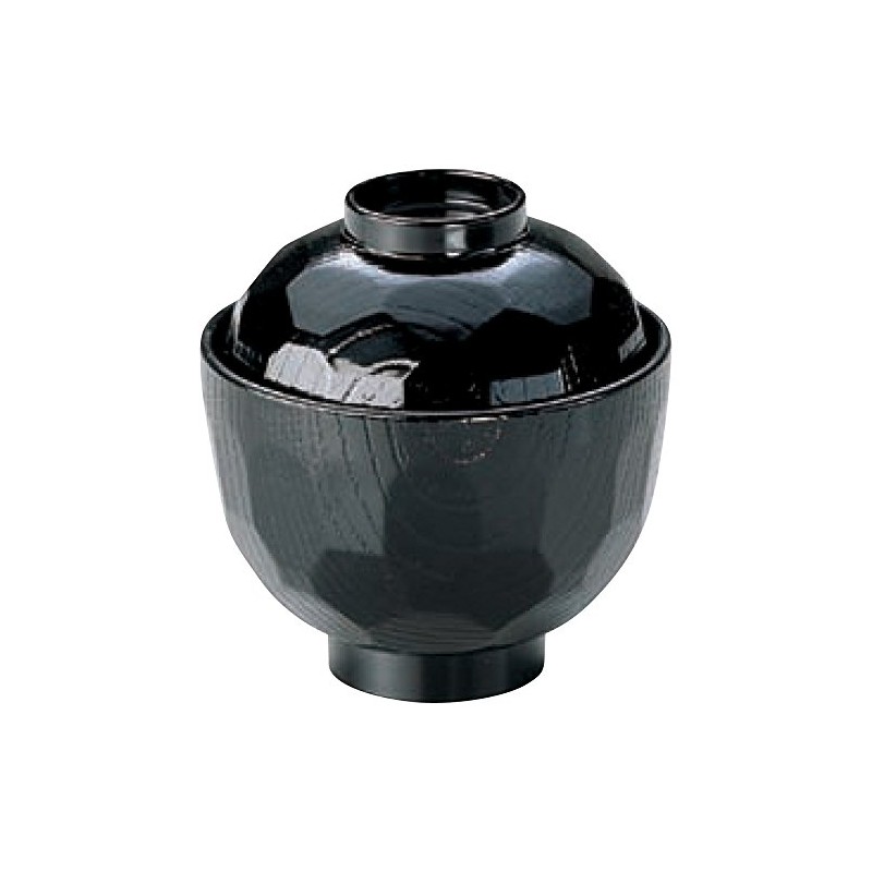 Bowl: Fukui Craft Bowl, Black, 3-190-1, Size: φ3.7 x H3.9