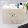 Large 'Pomeranian' Canvas Organiser/Storage Bag (OR00015194)