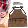 Garden MultiPocket Apron Canvas Electrician Maintenance Apron Hardware Fitting Tool