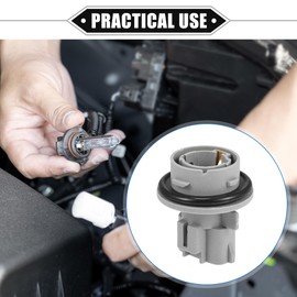 VekAuto No.9007599106 Front Turn Signal Lamp Socket Compatible for Toyota Avalon 2000-2004, Durable Plastic Gray Car Lamp Socket