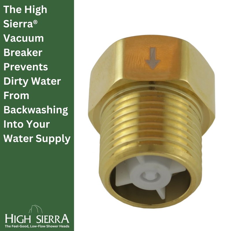 High Sierra Showerheads® - All Metal Vacuum Breaker for Handheld