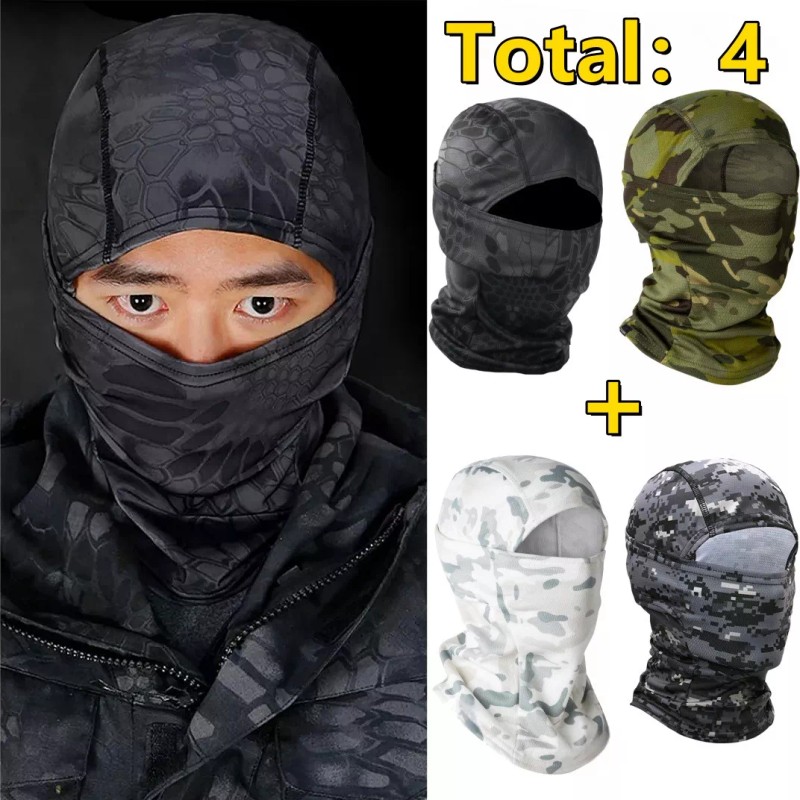 Generic 4 Piezas Balaclava/capuchas Pasamontañas/capuchas