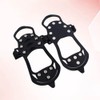 BESPORTBLE Shoe Covers Crampons Ice Grips Non Slip Spikes for