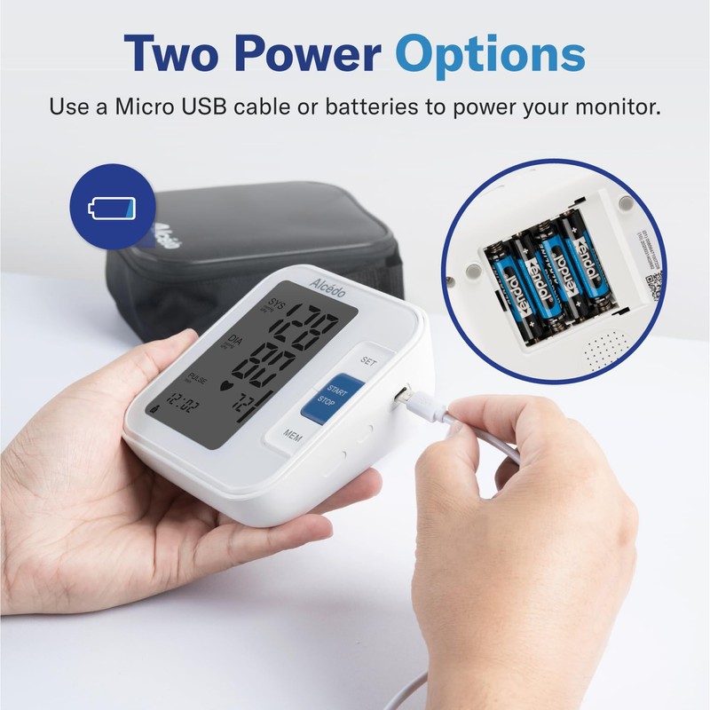 Alcedo Blood Pressure Monitor for Home Use, Automatic Digital BP