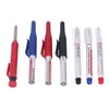 Carpenter Pencil Marker Set Multifunctional 6 Long Nib Deep Hole