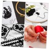 jojofuny 24Pcs Multi Function Embroidery Thread Black White Sewing Supplies