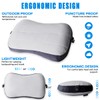 Couleurs Beach Pillow, Inflatable Camping Pillow, Pool Pillow, Removable Pillowcase,