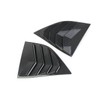 Carbon Fiber Side Window Louvers Air Vent Scoop Shades Cover