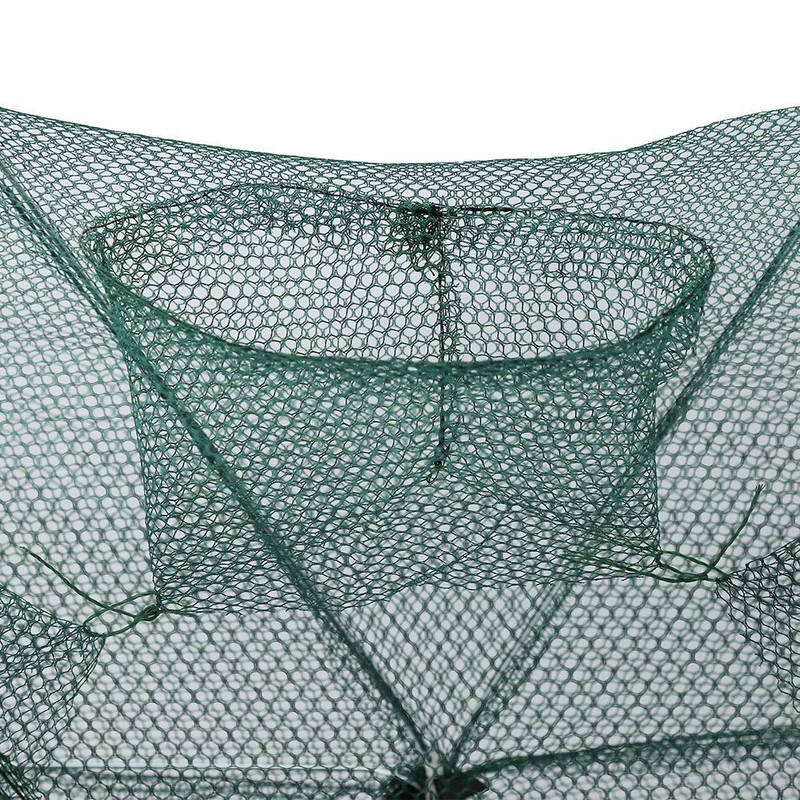 MUNEFE Shrimp Traps, Auto Fishin Net Shrimp Traps, Nylon Foldin