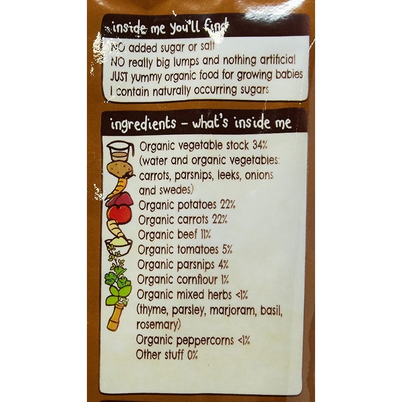 Ella's Kitchen Organic Wonderfully Warming Beef Stew with Spuds, 190g