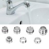 7Pcs/Set Male Female Faucet Adapter Kit with Gasket Brass Aerator