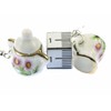 Milk And Sugar Pot Earrings Creamer Bowl Miniblings Flowers Golden