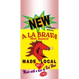 A LA BRAVA Hot Sauce Hot Sauce A LA BRAVA Habanero 5 oz. bottle. (Pack of 12).*US PRODUCER & SELLER*