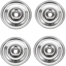 Fabselection 4pcs Stainless Steel Lids, Spice Pot Lids, 16cm