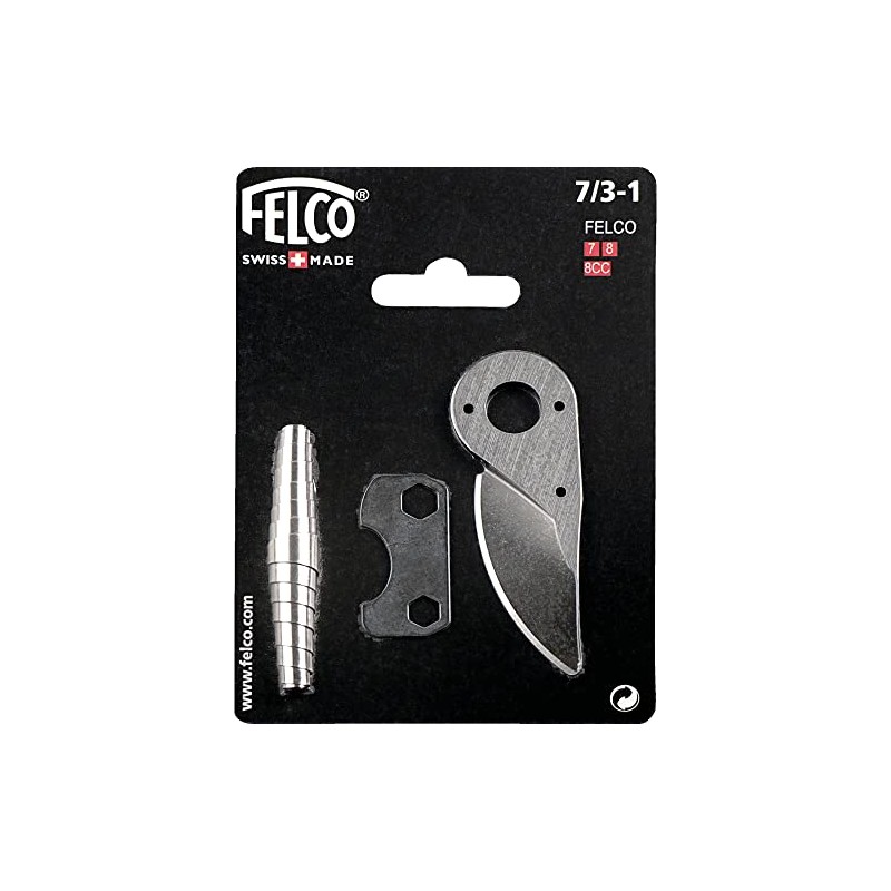 FELCO Hand Pruner Replacement Kit (7/3-1) - Spare Blade, Spring,