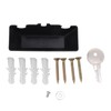 Security Case Lock Box Wall Mounted Waterproof Lockbox Aluminum Alloy
