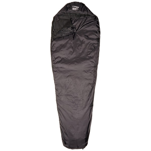 Snugpak Softie Elite 1 Sleeping Bag, 47 Degree, Expanda Panel System for Extra Space, Black
