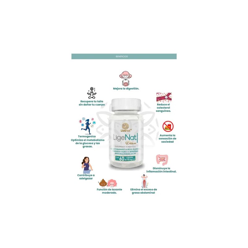 Oneida Live Ligenat Deluxe Control Hormonal Y Peso
