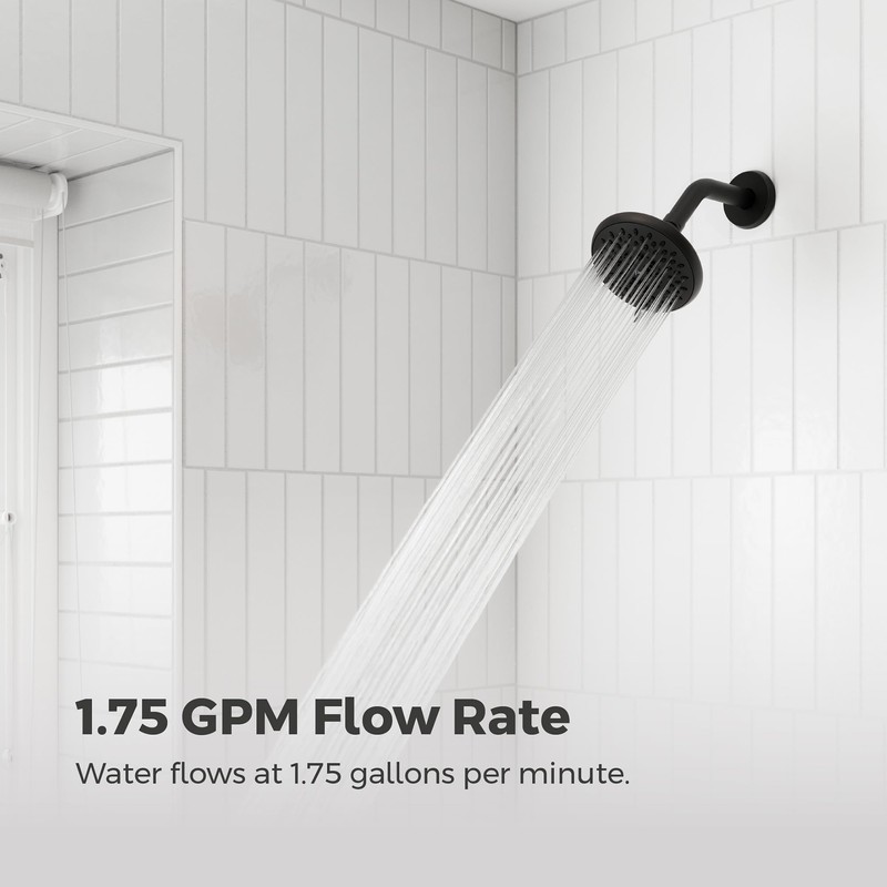 Pfister Universal Shower Head, Shower Arm Not Included, 5-Function, 1.75