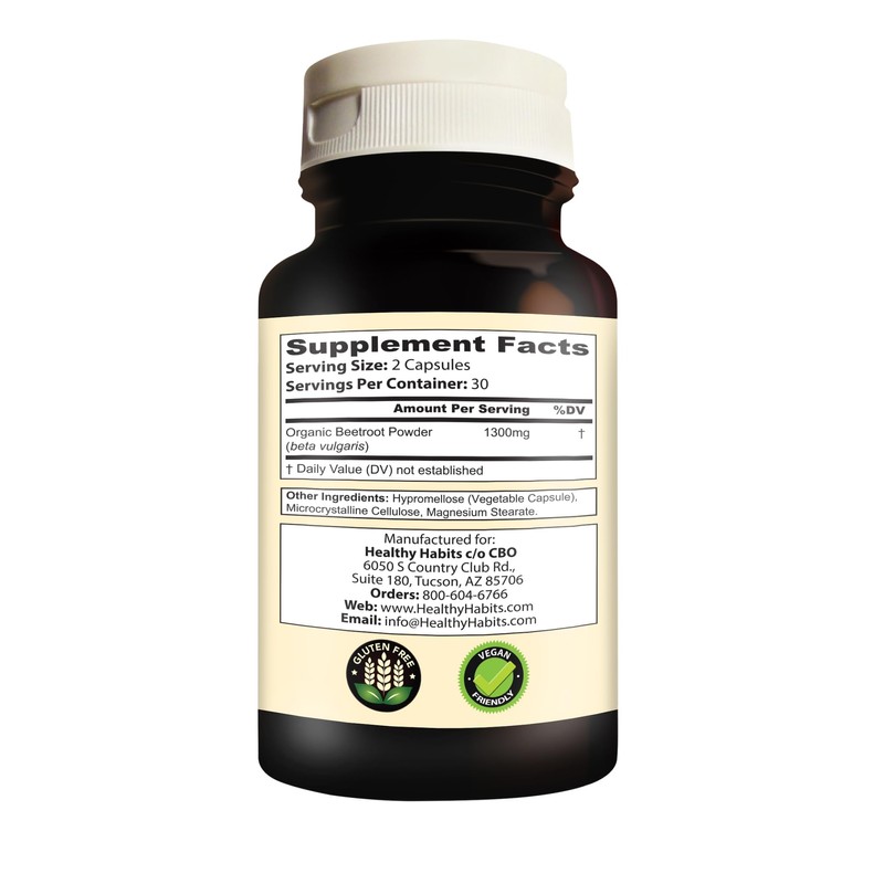 Healthy Habits Purefect Beetroot - Organic Beetroot Powder Bottle 60