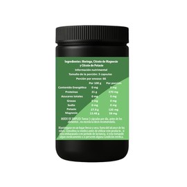 IsaaQuim Moringa con Citrato de Magnesio y Potasio | 200 Cápsulas de 530 mg | 66 Porciones por Frasco | Aporta Magnesio y Potasio