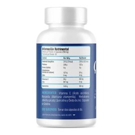 Quercetina, Vitamina C Y Zinc (60 Caps) Greenside