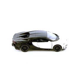 Kinsmart 5423D 5" Kinsmart Bugatti Chiron Supersport Diecast  Toy Car. White/ Black.