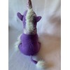 Weighted stuffed animal, Unicorn with 3 lbs, washable plush buddy,
