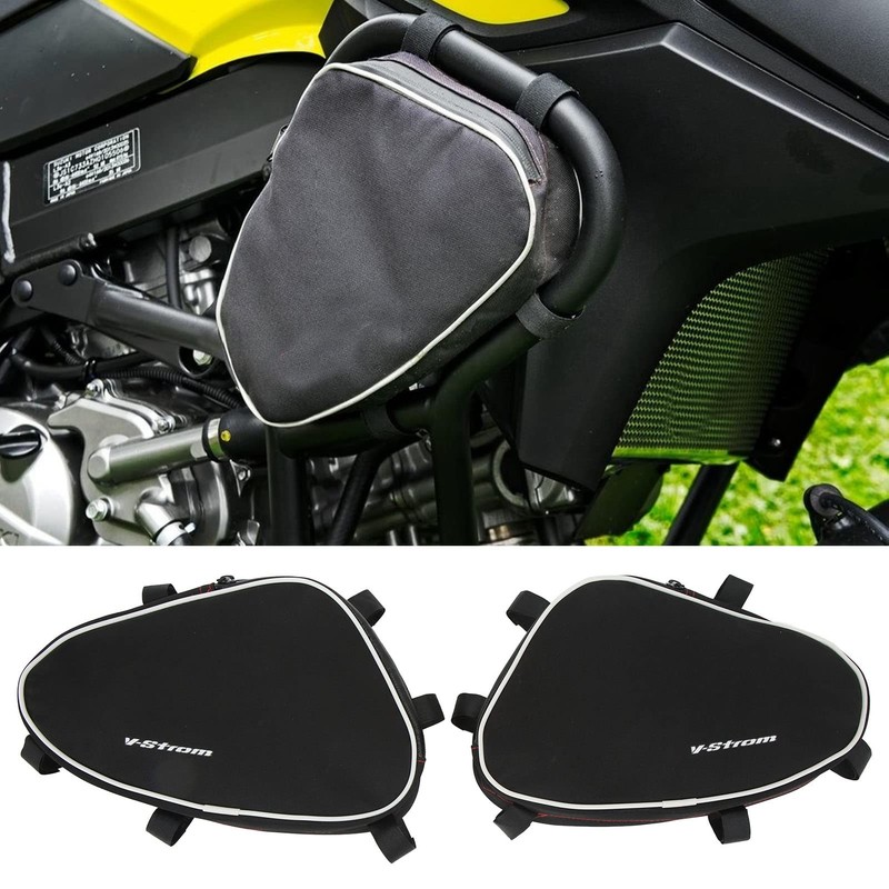 KIMISS 2-Piece Repair Tool Placement Bag, Motorcycle Frame Crash Bar