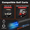 Roykaw 48 Volt 15 AMP Golf Cart Battery Charger Compatible