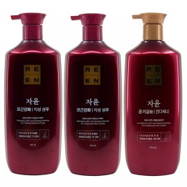Reen 리엔 자윤 모근강화 지성 (샴푸2+컨디1) 950ml Rien Rich Nourishing Scalp Strengthening For Oily Hair (Shampoo 2+Conditioner 1) 950ml