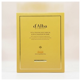 Dalva D'Alva Vita Toning Niacinamide 5% Mask Pack (4 sheets) 1 piece I agree to the use of personal information / 달바 비타 토닝 나이아신아마이드 5% 마스크팩 4매 1개 개인정보 활용에 동의합니다
