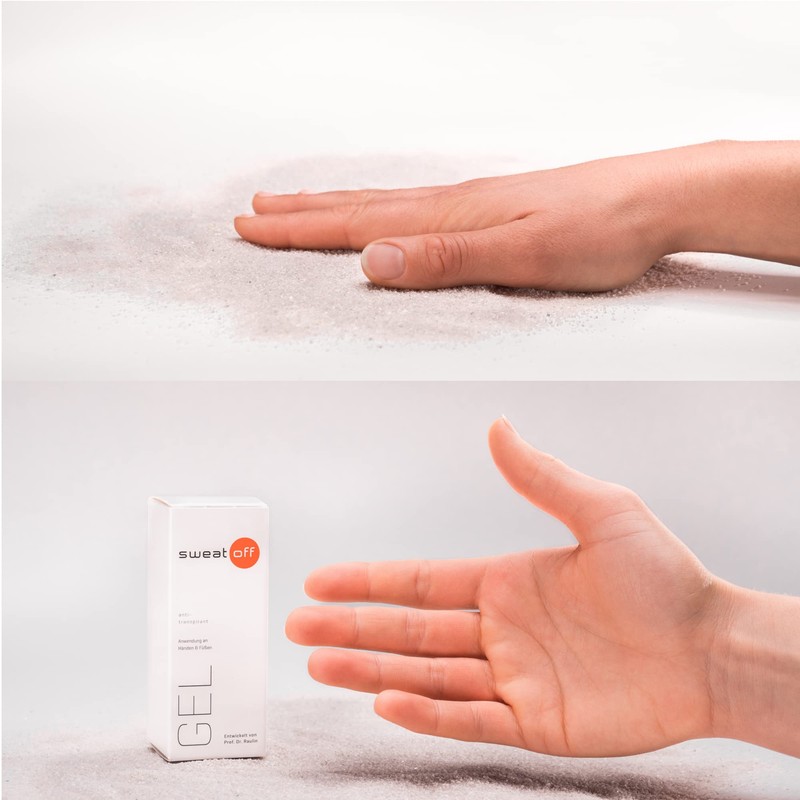 SWEAT-OFF Gel antitraspirante 30 ml | Gel contro sudore e