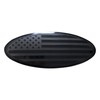 Yukauto 9.5 Inch Front Grille American Flag Overlay Emblem Compatible