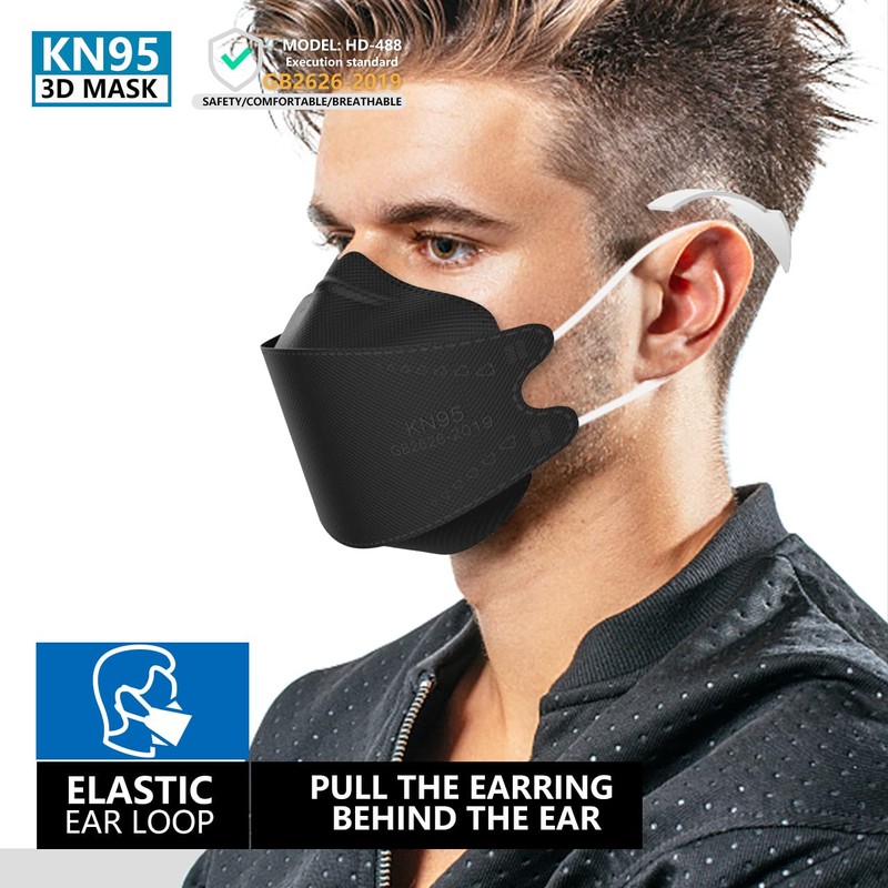 KIMARS KN95 Face Masks 50 Pack, Breathable Comfortable and Disposable