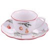 Set 2 tazzine caffè con piattino 100 ml in porcellana,