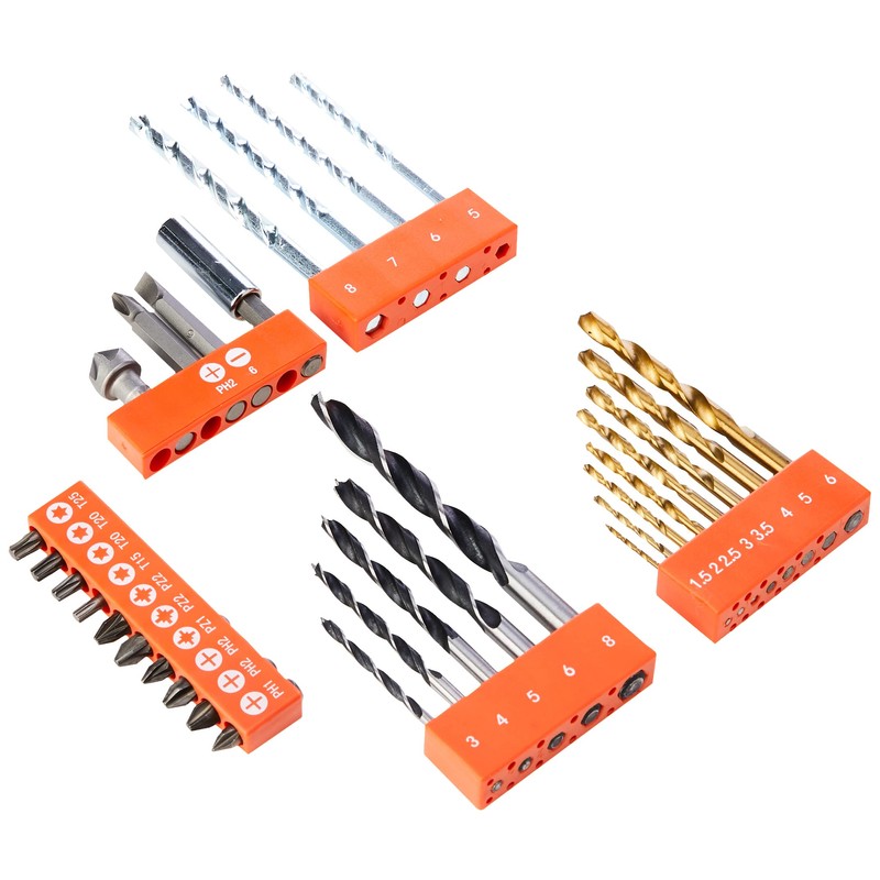 BLACK+DECKER A7233-XJ 31 Piece Drill Set - Black, 1 Piece