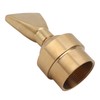 Fan Shaped Fountain Nozzle Copper Adjustable Uniform Water Spray Fan