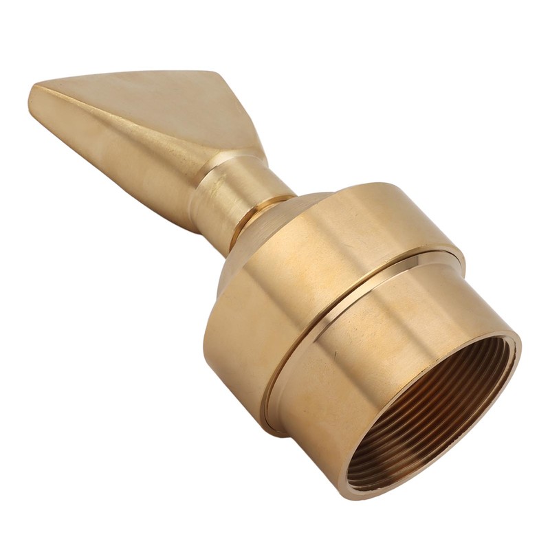 Fan Shaped Fountain Nozzle Copper Adjustable Uniform Water Spray Fan