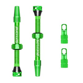 BUCKLOS Tubeless Presta Valve Stem 40/44/55/60/65/80/100 mm, Valve Stem Kit with Valve Core Removal Tool for Road Bike/Mountain Bike/MTB, Fit Most Bicycle Rims, Super Light Durable Aluminum Stem